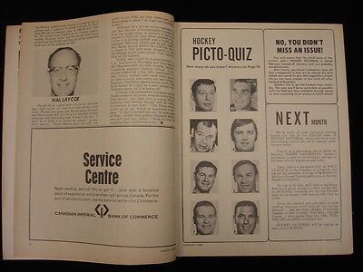 February 1970 Hockey Pictorial - Yvan Cournoyer Cover