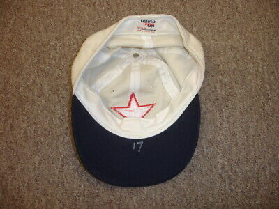 2010 Detroit Tigers Turn Back the Clock Game Used Baseball Hat / Cap - Belliard