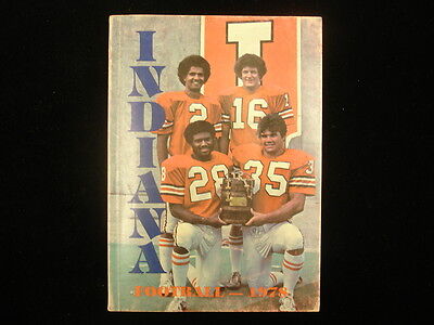 1978 Indiana University Football Media Guide