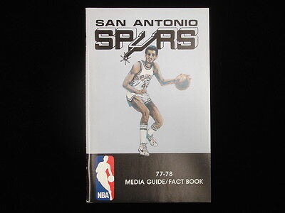 1977-78 San Antonio Spurs Media Guide