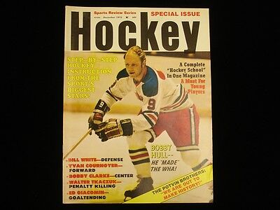 December 1973 Sports Review Series Hockey Magazine - Bobby Hull Cover