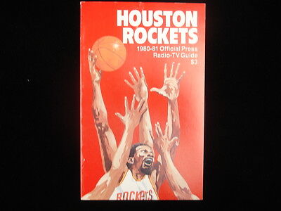 1980-81 Houston Rockets Basketball Media Guide