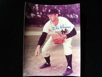 Don Larsen NY Yankees Autographed 8" x 10" Color Photograph - B&E Hologram