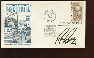 Nov 6 1961 Hall of Fame 1st Day Envelope / Cachet Autographed Rick Barry Holo