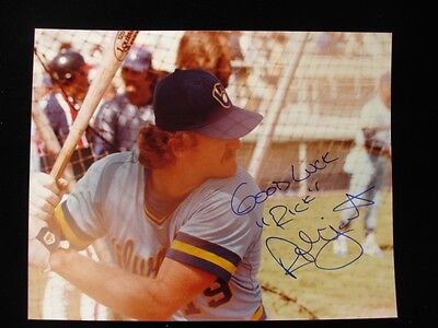 Robin Yount Autographed 8x10 Photograph - B&E Holo