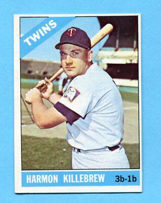 1966 Topps #120 Harmon Killebrew Minnesota Twins Baseball Card TRIMMED