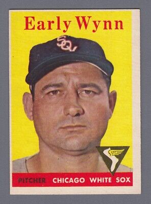 1958 Topps #100 Early Wynn Chicago White Sox Baseball Card Ex/Mt o/c