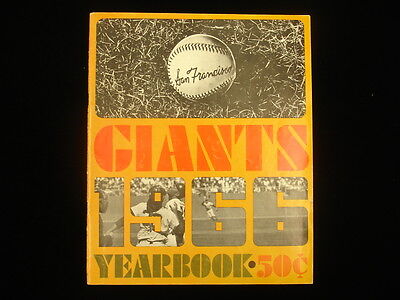 1966 San Francisco Giants Baseball Yearbook