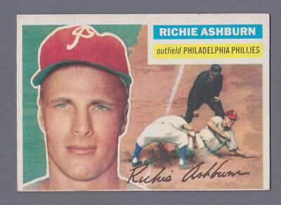 1956 Topps #120 Richie Ashburn Phila Phillies Baseball Card EX+ o/c