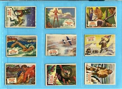 1954 Topps Scoops Starter Set Lot of 39 Different Cards Low Grade - VG