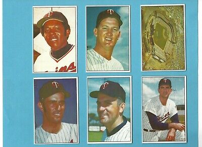 1977 Minnesota Twins Team Issue Lot Of 19 Baseball Cards   