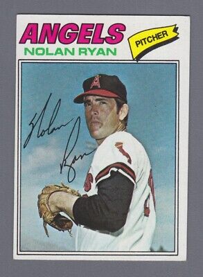 1977 Topps #650 Nolan Ryan California Angels Baseball Card NM o/c