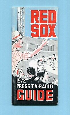  Boston Red Sox Lot of 5 MLB Media Guides 1972 1974 1975 1977 1978  