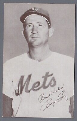 1947-66 Exhibit Roger Craig New York Mets Baseball Card NM  