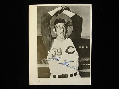 Frank Secory Autographed 5" x 6.5" Magazine Cut