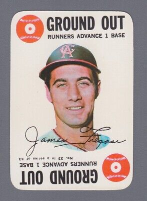 1968 Topps Game Insert #33 Jim Fregosi California Angels Baseball Card NM 