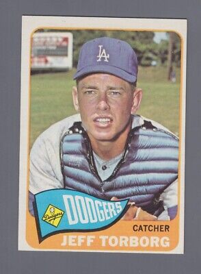 1965 Topps #527 Jeff Torborg Los Angeles Dodgers Short Print Baseball Card NM