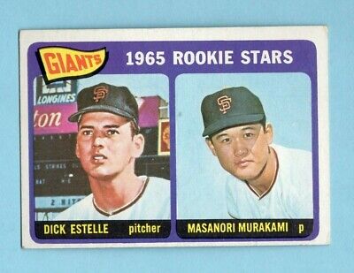 1965 Topps #282 Masanori Murakami San Fran Giants Rookie Baseball Card EX   