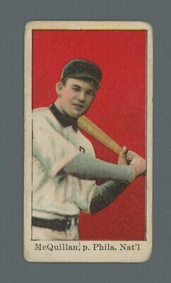 1909-11 American Caramel George McQuillan Philadelphia Phillies Baseball Card 