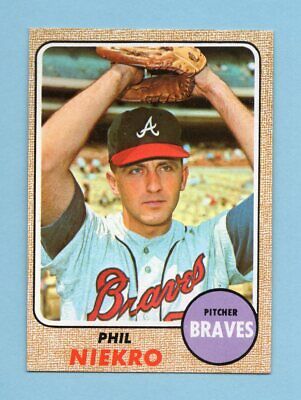 1968 Topps #257 Phil Niekro Atlanta Braves Baseball Card NM  