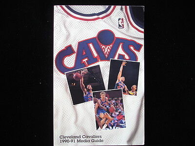 1990-1991 Cleveland Cavaliers NBA Basketball Media Guide