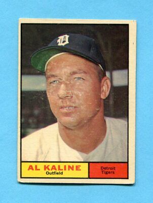 1961 Topps #429 Al Kaline Detroit Tigers Baseball Card VG+