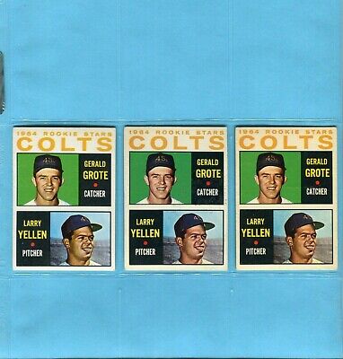 1964 Topps #226 Lot of 12 Jerry Grote Hou Colts Rookie Baseball Cards VE - NM   