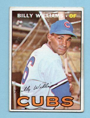 1967 Topps #315 Billy Williams Chicago Cubs Baseball Card Vg/Ex ap stains ft/bk