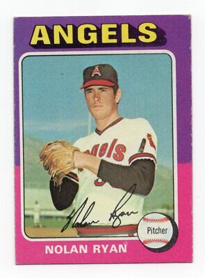 1975 Topps #500 Nolan Ryan California Angels Baseball Card EX-EX+ o/c