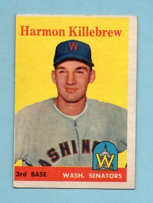 1958 Topps #288 Harmon Killebrew Senators Baseball Card E+ -E/M o/c ap pmb scbl