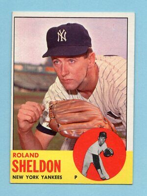 1963 Topps #507 Roland Sheldon New York Yankees Baseball Card NM o/c  