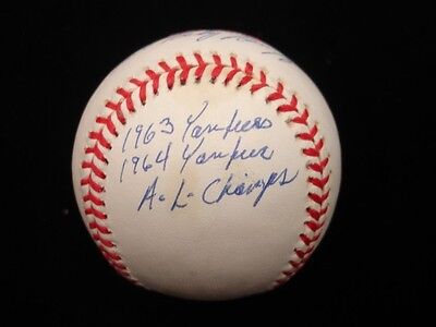 Hal Reniff Autographed Official American League Baseball - PSA