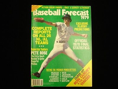 1979 Baseball Forecast Magazine - Ron Guidry Cover - Full 1978 Statistics!