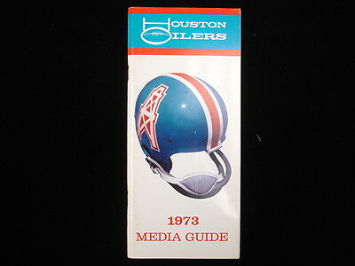 1973 Houston Oilers NFL Media Guide