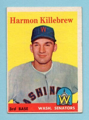 1958 Topps #288 Harmon Killebrew Washington Senators Baseball Card EX o/c