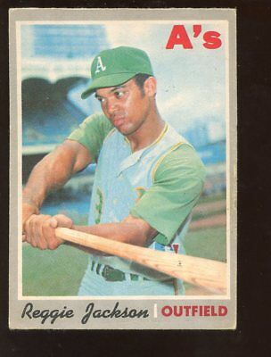 1970 O-Pee-Chee Baseball Card #140 Reggie Jackson VG-EX