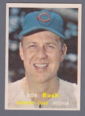 1957 Topps #137 Bob Rush Chicago Cubs Baseball Card NM