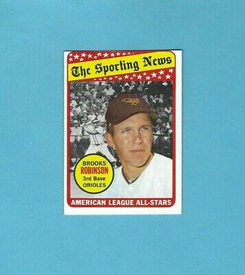 1969 Topps #421 Brooks Robinson All-Star Balti Orioles Baseball Card Ex/Mt o/c  