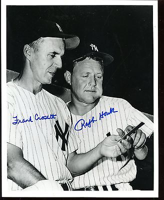 Frank Crosetti & Ralph Houk New York Yankees Autographed Photo Hologram