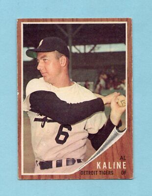 1962 Topps #150 Al Kaline Detroit Tigers Baseball Card EX - EX+  