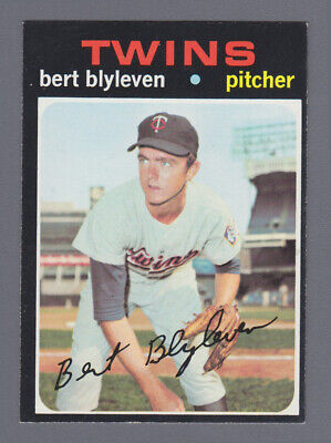 1971 Topps #26 Bert Blyleven Minnesota Twins Rookie Baseball Card NM o/c