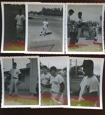 1957/1961 New York Yankees Polaroid Photos 11 Different