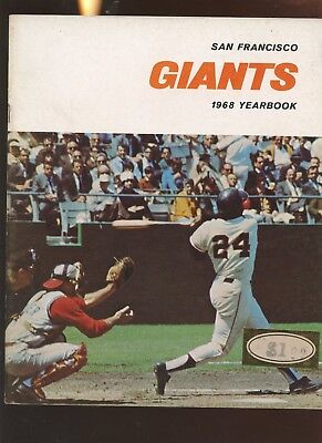 1968 MLB Baseball San Francisco Giants Yearbook EXMT