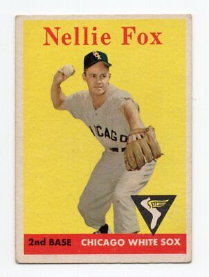 1958 Topps #400 Nellie Fox Chicago White Sox Baseball Card EX