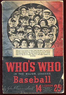 1946 Who's Who in Baseball Publication