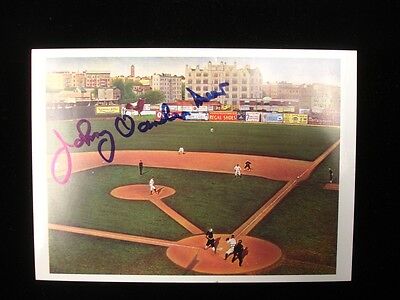 Johnny Vander Meer Autographed 5.25" x 3.75" Lithograph Card