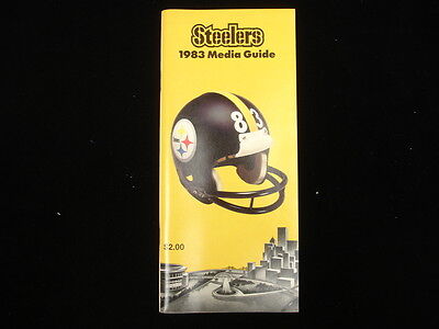 1983 Pittsburgh Steelers NFL Media Guide