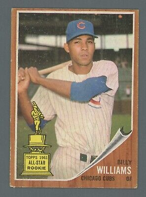 1962 Topps #288 Billy Williams Chicago Cubs Baseball Card EX - EX+