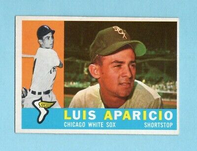 1960 Topps #240 Luis Aparicio Chicago White Sox Baseball Card NM o/c 