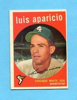 1959 Topps #310 Luis Aparicio Chicago White Sox Baseball Card EX+ o/c